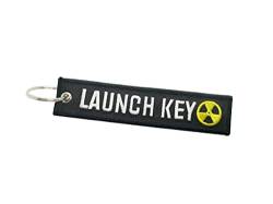 Streetculture LAUNCH KEY Nylon Schlüsselanhänger Jet Tag langlebig und robust - Lanyard Schlüsselband Keychain von Streetculture