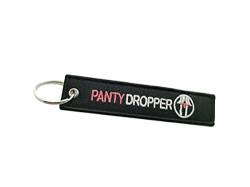 Streetculture PANTY DROPPER Nylon Jet Tag Schlüsselanhänger langlebig und robust - Lanyard Schlüsselband Keychain von Streetculture