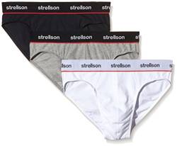 Strellson Bodywear Herren 3er Pack Slip, Mehrfarbig (Mixed Sports 780), Small von Strellson
