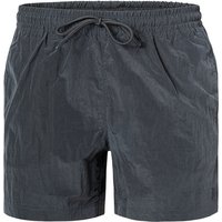 Strellson Herren Badeshorts schwarz Mikrofaser unifarben von Strellson