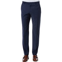 Strellson Herren Hose blau Schurwolle Slim Fit von Strellson