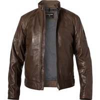 Strellson Herren Lederjacke braun Lammnappa unifarben von Strellson