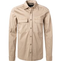 Strellson Herren Overshirt beige Baumwolle von Strellson