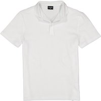 Strellson Herren Polo-Shirt weiß Baumwoll-Piqué von Strellson