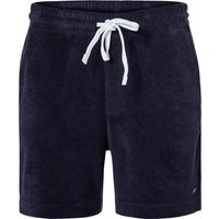 Strellson Herren Shorts blau Baumwoll-Frottee von Strellson