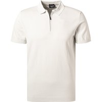 Strellson Herren Zip-Polo weiß von Strellson