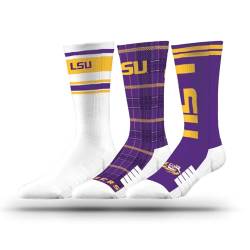 Strideline NCAA Herren Socken, Weekender, 3er-Pack, Einheitsgröße, Team-Farbe, Einheitsgröße von Strideline