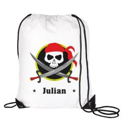 Striefchen® Sportbeutel für Jungen, verschiedene Motive, personalisiert Pirat von Striefchen