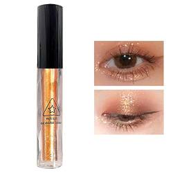 Flüssiger Lidschatten Glitzer Lidschatten Zum Aufhellen Der Augen Lidschatten Mit Funkeln Glitzer Schimmer Augen Make-up Langlebig Perlglanz Lidschatten Augen Make-up Für Frauen von Stronrive