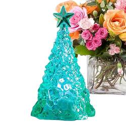 -Weihnachtsbaum,Künstlicher Weihnachtsbaum | Nachtlicht-Schreibtischdekoration, transparente Kristall- -Weihnachtsbäume mit LED-Lichtern, Partyzubehör, Gastgeschenke Stronrive von Stronrive