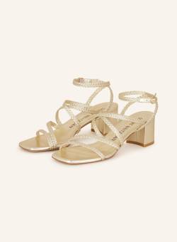 Stuart Weitzman Sandaletten Wovette 50 gold von Stuart Weitzman