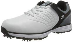 Stuburt Golf Herren Evolve Tour II Spiked wasserdicht - Weiß/Grau - UK 7.5 von Stuburt