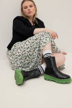 Chelsea-Boots, Damen, grün, Größe: 39, Sonstige/Leder, Studio Untold von Studio Untold