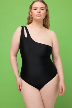 Große Größen Badeanzug, Damen, schwarz, Größe: 46, Polyester/Synthetische Fasern/Elasthan, Studio Untold von Studio Untold