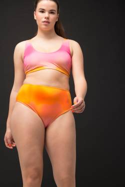 Große Größen Bikini-Slip, Damen, orange, Größe: 50, Synthetische Fasern/Elasthan, Studio Untold von Studio Untold