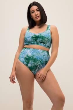 Große Größen Bikini Slip, Damen, türkis, Größe: 46, Polyester/Synthetische Fasern/Elasthan, Studio Untold von Studio Untold