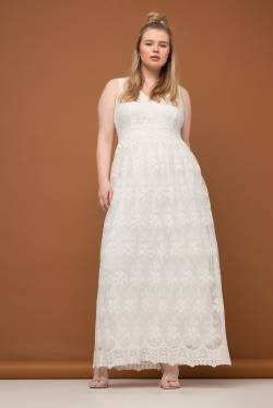 Große Größen Hochzeitskleid, Damen, weiß, Größe: 46, Polyester/Baumwolle/Synthetische Fasern, Studio Untold von Studio Untold