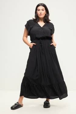 Große Größen Maxikleid, Damen, schwarz, Größe: 42/44, Viskose, Studio Untold von Studio Untold