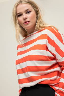 Große Größen Oversize-Shirt, Damen, orange, Größe: 58/60, Baumwolle, Studio Untold von Studio Untold