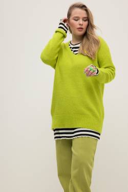 Große Größen Pullover, Damen, grün, Größe: 42/44, Polyester/Synthetische Fasern, Studio Untold von Studio Untold