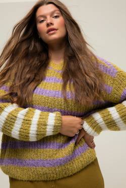 Große Größen Pullover, Damen, lila, Größe: 46/48, Synthetische Fasern/Polyester, Studio Untold von Studio Untold