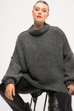 Große Größen Pullover, Damen, schwarz, Größe: 46/48, Synthetische Fasern/Wolle, Studio Untold von Studio Untold