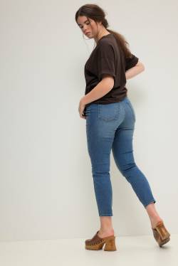 Große Größen Skinny-Jeans, Damen, blau, Größe: 42, Baumwolle, Studio Untold von Studio Untold