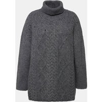 Studio Untold Rollkragenpullover Rollkragen-Pullover oversized Zopf-Strick von Studio Untold