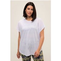 Studio Untold Rundhalsshirt Sport Shirt oversized Mesh Rundhals von Studio Untold