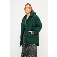 Studio Untold Steppjacke Steppjacke oversized Kapuze 2-Wege-Zipper von Studio Untold