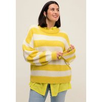 Studio Untold Strickpullover Pullover oversized Blockstreifen Rundhals Langarm von Studio Untold