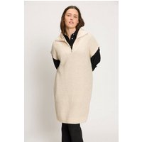 Studio Untold Troyer Long Pullunder oversized Feinstrick Stehkragen von Studio Untold