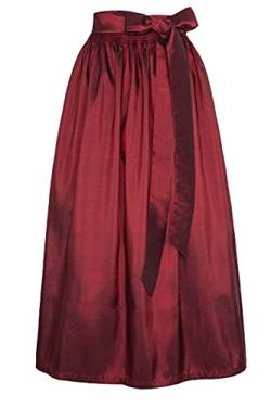 Stützle Damen Dirndl-Schürze weinrot 90cm, BORDEAUX, L von Stützle