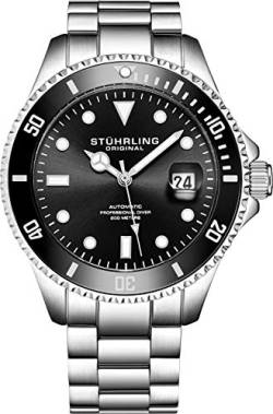 Stuhrling Herren Uhr Analog Automatik mit Edelstahl Armband EU792.01DE von Stuhrling
