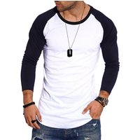 Style-Division Longsleeve SDGLENDALE Basic Shirt im Raglan-Stil von Style-Division