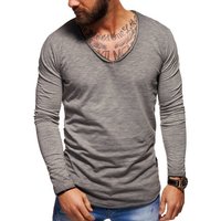 Style-Division Longsleeve SDJOLIET Basic V-Neck im Oversize-Look von Style-Division