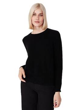 Style & Republic Kaschmir Pullover-Damen elegant aus 100% Cashmere - Dein kuscheliger Premium Strickpullover für stilvolle Herbst- & Winter-Momente - Black S von Style & Republic