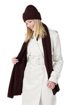 Style & Republic Kaschmir Schal Damen aus 100% Cashmere - dein kuscheliger Premium Schal für stilvolle Herbst- & Winter-Momente - Chocolate von Style & Republic