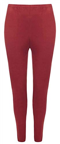 Damen-Leggings in Wildlederoptik, volle Länge, Stretch, weiche Skinny-Hose, camel, 46-48 von StyleWear