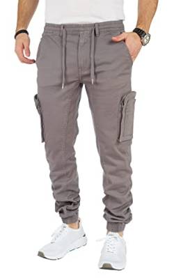 8011 Herren Cargohose aus Baumwolle männer Cargohose Chino Hose Freizeithose Slim fit Cargohose Slim fit Chino Hose stylisch Cargohose (as3, Numeric, Numeric_29, Plus, Regular, A-Grey, 32) von Styleko