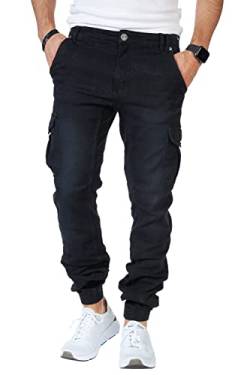 Styleko 8014 Herren Cargohose Männer Cargohose Herren Chino Hose Slim fit Cargohose Freizeithose Jeans Cargohose Destroyed Jeans… (as3, Numeric, Numeric_29, Regular, Tall, A-Black, 29, Regulär) von Styleko