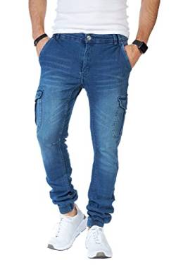 Styleko 8014 Herren Cargohose Männer Cargohose Herren Chino Hose Slim fit Cargohose Freizeithose Jeans Cargohose Destroyed Jeans… (as3, Numeric, Numeric_29, Regular, Tall, A-Dark Blue, 30, Regulär) von Styleko