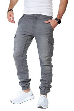 Styleko 8014 Herren Cargohose Männer Cargohose Herren Chino Hose Slim fit Cargohose Freizeithose Jeans Cargohose Destroyed Jeans… (as3, Numeric, Numeric_29, Regular, Tall, A-Grey, 34, Regulär) von Styleko