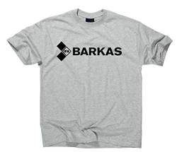#2 Barkas IFA VEB Logo Camping Bus T-Shirt, L, Sport Grey von Styletex23