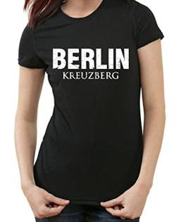 Berlin Kreuzberg T-Shirt, L, Ladies schwarz von Styletex23