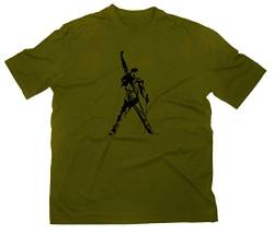 Freddie Fan T-Shirt, M, Oliv von Styletex23