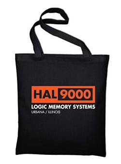 HAL 9000 Computer 2001 A Space Odyssey Jutebeutel Baumwolltasche, schwarz von Styletex23
