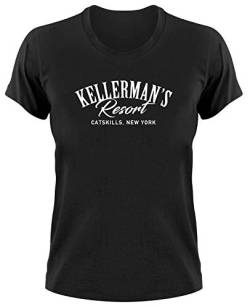 Kellermans's Resort Dirty Dancing Kult T-Shirt, L, Ladies schwarz von Styletex23