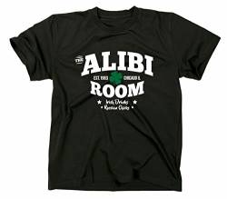 The Alibi Room Bar Fan Logo T-Shirt, S, schwarz von Styletex23