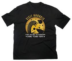 Visit Arrakis Fan T-Shirt, XL, schwarz von Styletex23